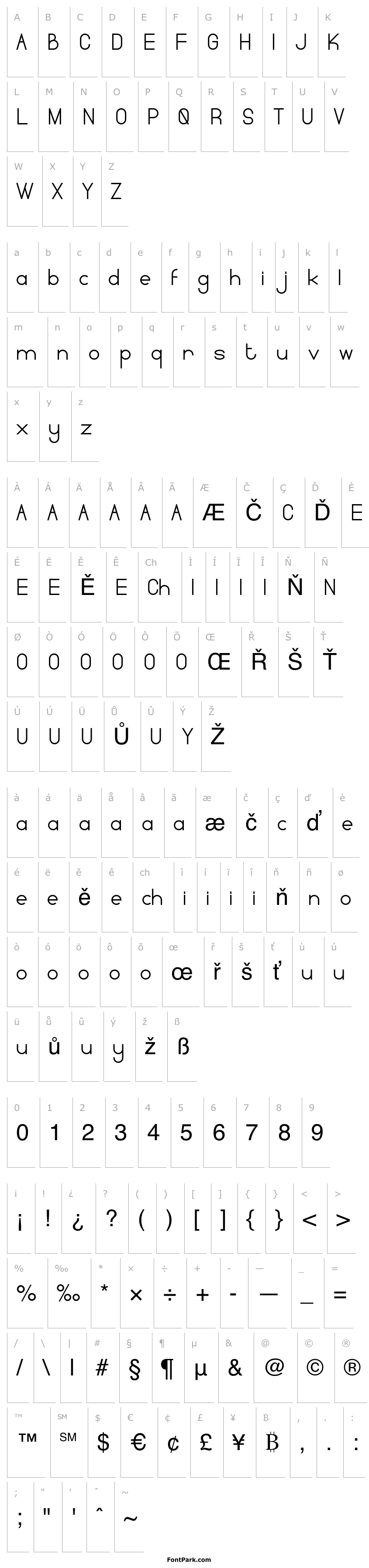Overview Fairry Eastern Demo Serif