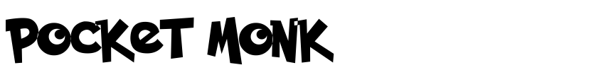 Font Pocket Monk by AM